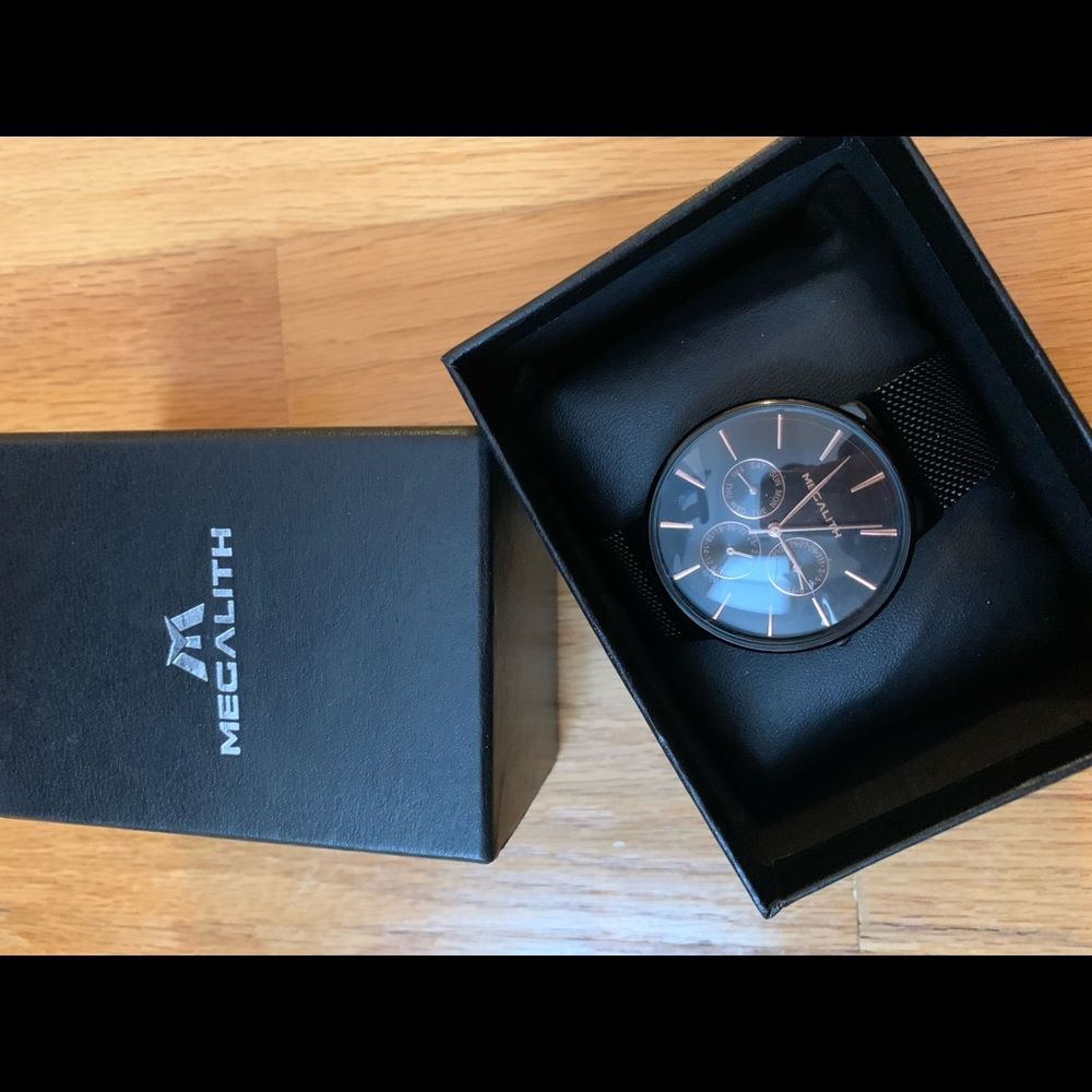 MEGALITH WATCH BLACK